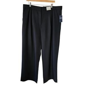 Abercrombie & Fitch Women's Sloane Tailored Pant Sz 34/ 18R Trousers Wide Leg